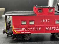 Lionel 6-83362 WESTERN MARYLAND NORTHEAST STYLE CABOOSE O SCALE Like New