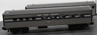 MTH Railking 30-6024 New York Central 2-Car O-27 Streamlined Combo/Diner Set O SCALE Used Excellent Damaged Box
