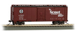 Bachmann 16502 40' SANTA FE MAP BOX CAR - SCOUT HO SCALE NEW