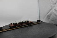 Lionel Postwar 6511 Pipe Car O SCALE Used Damaged Box as is