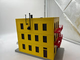 MTH Railking 30-90329 MARS - M&Ms 3-Story City Building w/Fire Escape & Blinking Sign O SCALE Like New