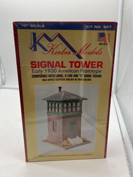 Korber KM927 Early 1930 American Prototype SIgnal Tower Building Kit O SCALE  NEW