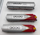 Lionel 6-14588 Santa Fe TMCC F3 Diesel A-B-A set (PWR A #19, DMY A #19C) O SCALE Used