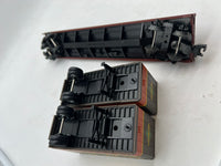 MTH Premier 20-98138 Illinois Central Flat Car w/ trailers O SCALE. Like New