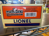 Lionel Monopoly cars 6-52159 and 6-52161 O SCALE NEW