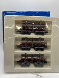 Industrial Rail 8050-IR O-27 Skeleton Log Cars (3 Pack) O Scale NEW