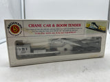 Bachmann 46612 ATCHISON TOPEKA SANTA FE 250-Ton Operating Crane Car & Boom Tender N Scale NEW