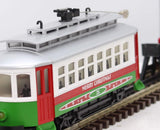 MTH Railking 30-2583 Christmas Bump-n-Go Trolley No. 25 O SCALE used