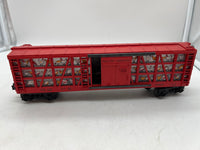 Lionel 6-19801 red operating poultry dispatch car  O SCALE Used Excellent