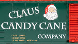 Bachmann 17007 40' BOX CAR  CHRISTMAS CLAUS CANDY CANE CO. HO SCALE NEW