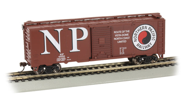 Bachmann 17015 40' BOX CAR - NORTHERN PACIFIC #43099 HO SCALE NEW