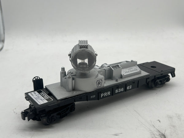 LIONEL 83662 PRR SEARCHLIGHT CAR O SCALE Used Excellent No Box