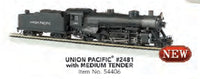 Bachmann 54406 HO USRA 2-8-2 Steam Loco UP #2481 w/MEDIUM TENDER NEW