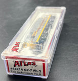 Atlas 48214 Erie Lackawanna GP-7 Ph 2 Locomotive N Scale Used