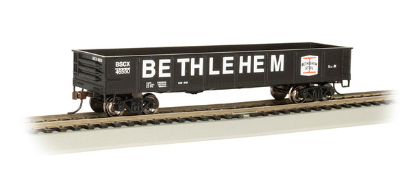 Bachmann 17205 40' GONDOLA - BETHLEHEM STEEL #46550 HO SCALE NEW