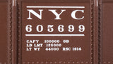 Bachmann 17219 40' GONDOLA - NEW YORK CENTRAL NYC #605699 H HO SCALE NEW