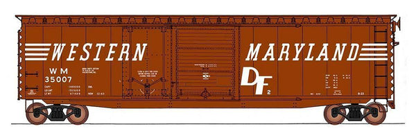 INTERMOUNTAIN RAILWAY 45635-02 WESTERN MARYLAND PS-1 50' DOUBLE DOOR BOXCAR HO SCALE  NEW