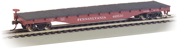 Bachmann 17314 PENNSYLVANIA - 52' FLAT CAR (HO SCALE) NEW