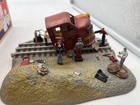 Lionel 6-34144 Santa Fe Scrap Yard O SCALE Used Damaged Box as is