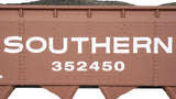Bachmann 17604 40' QUAD HOPPER - SOUTHERN #352450 HO SCALE Used Excellent Damaged Box