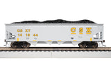 Bachmann 17615 40' QUAD HOPPER - CSX #141944 (GRAY & YELLOW) HO SCALE NEW