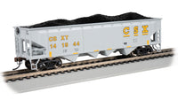 Bachmann 17615 40' QUAD HOPPER - CSX #141944 (GRAY & YELLOW) HO SCALE Like New