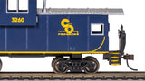 Bachmann 17705 36' WIDE-VISION CABOOSE - CHESAPEAKE & OHIO #3260 H HO SCALE NEW