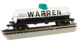 Bachmann 17806 40' SINGLE-DOME TANK CAR - WARREN PETROLEUM #5030 HO SCALE NEW