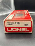 Lionel 6-9605 New Haven hi-cube boxcar  O SCALE Used Excellent Damaged Box