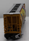 MTH Railking 30-75708 Union Pacific  UP  4-Bay Cylindrical Hopper MAP Car O SCALE Used Excellent