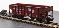 Weaver 707067 Pennsylvania Railroad 2 Bay Ribbed Coal Hopper Car Like New
