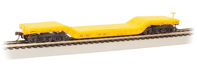 Bachmann 18343 52' CENTER-DEPRESSED FLAT CAR - FRISCO #3900 (HO SCALE)