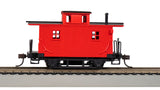 Bachmann 18449 OLD-TIME BOBBER CABOOSE - PAINTED UNLETTERED red HO SCALE Like New