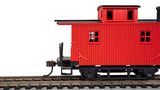 Bachmann 18449 OLD-TIME BOBBER CABOOSE - PAINTED UNLETTERED red HO SCALE Like New