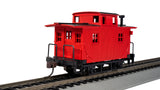 Bachmann 18449 OLD-TIME BOBBER CABOOSE - PAINTED UNLETTERED red HO SCALE Like New