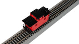 Bachmann 18449 OLD-TIME BOBBER CABOOSE - PAINTED UNLETTERED red HO SCALE Like New