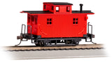 Bachmann 18449 OLD-TIME BOBBER CABOOSE - PAINTED UNLETTERED red HO SCALE Like New