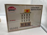 MODEL POWER 1535 L'ENTROIT 'THE PLACE' RESTAURANT BUILDING KIT N SCALE NEW