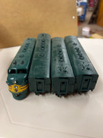 HO Scale Bargain Engine 77 Northern Pacific Set of 4 Diesel Engines NONPOWERED Used VG