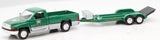 Lionel 6-24032 Ram 1500 And Trailer , Green 1/43 SCALE Like New