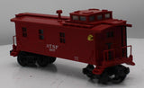 MTH MT-7703 Scale SANTA FE LIGHTED CABOOSE RED WOODSIDE O SCALE Used Excellent