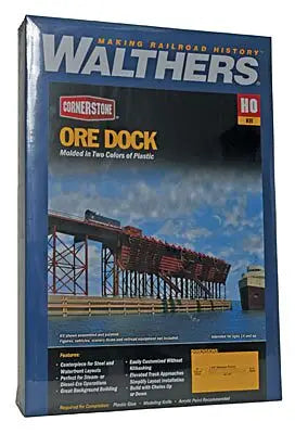 Walthers Cornerstone 933-3065  Building/Structure Kit Iron Ore Unloading Dock HO SCALE limited NEW