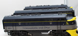 K-Line K25151 CHESAPEAKE & OHIO F7 ABA Diesel Engines #8012 #8013 #8506 O Scale Used