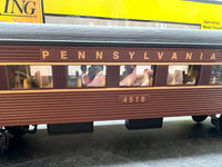 MTH Railking 30-6104C Pennsylvania PRR Passenger car O SCALE Like New