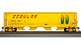 Bachmann 19104 CANADIAN 4 BAY CYLINDRICAL GRAIN HOPPER - SCOULAR #1687 H HO SCALE NEW