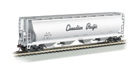 Bachmann 19142 CANADIAN 4 BAY CYLINDRICAL GRAIN HOPPER - CANADIAN PACIFIC #383176 HO SCALE NEW