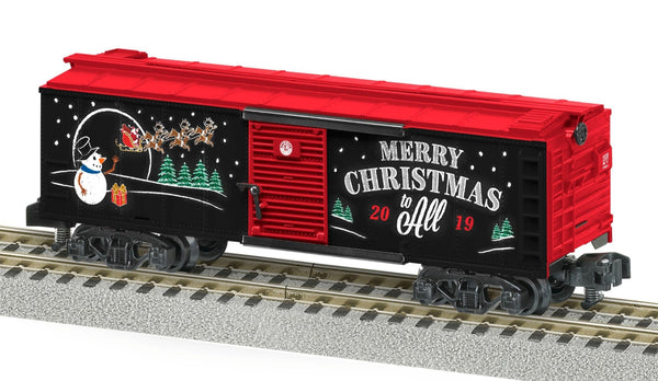 Lionel 1919320 2019 CHRISTMAS BOXCAR S SCALE NEW