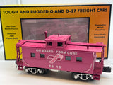 MTH 30-20322a Breast Cancer Awareness Pink Caboose O SCALE Like New