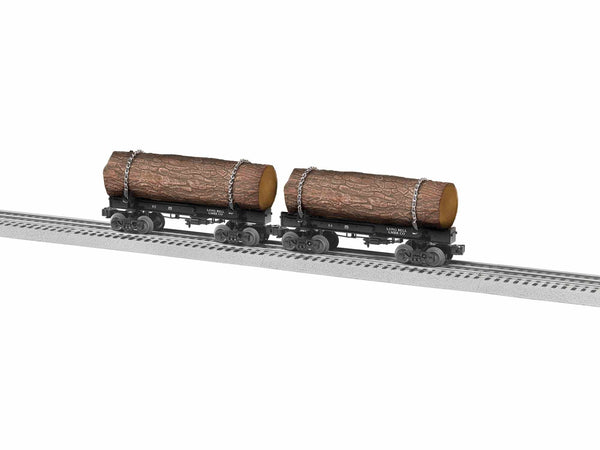 Lionel 1926560 LONG BELL SKELETON LOG CAR 2 PACK A O SCALE NEW