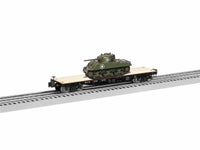 Lionel 1926711 New York Central 40' Flatcar with Sherman Tank # 496250 O SCALE NEW